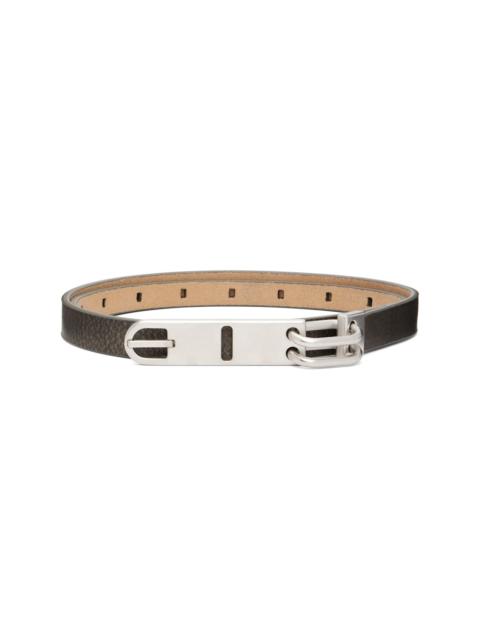 Rick Owens Gray Tower Tongue Belt