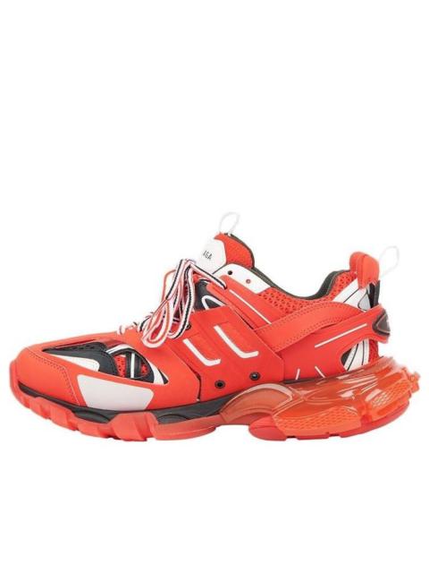 BALENCIAGA Balenciaga Track Clear Sole Low-Top Sneakers Red 647742W3BZ16591