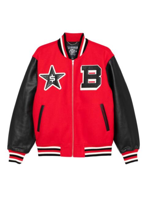 BILLIONAIRE BOYS CLUB star-appliqué bomber jacket