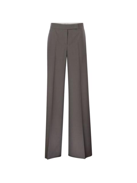Max Mara pressed-crease pants