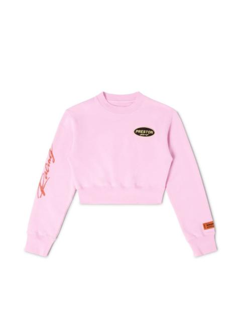 Heron Preston Preston Racing Crop Crewneck