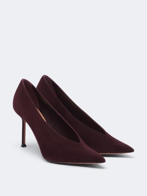 AQUAZZURA Voltaire suede pumps