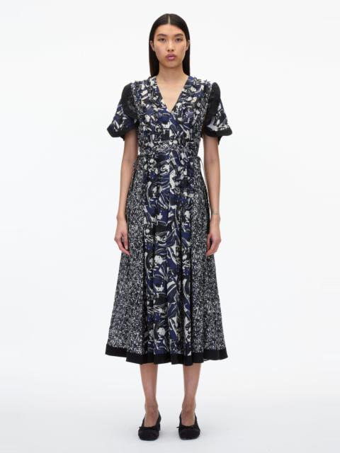3.1 Phillip Lim Floral Impressions Midi Dress with Petal Sleeves
