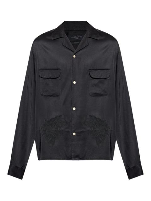 ALLSAINTS Yodo embroidered-detail shirt