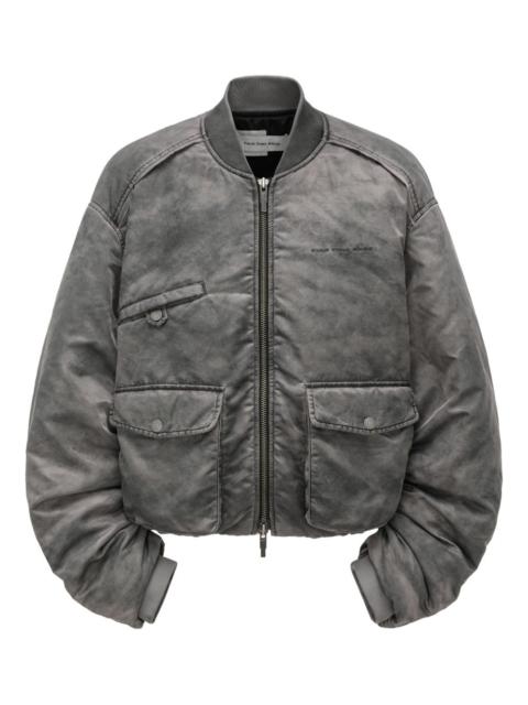 FENG CHEN WANG flap-pocket zip-fastening logo-detailjacket