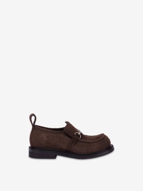 Moschino SUEDE COLLEGE LOAFERS