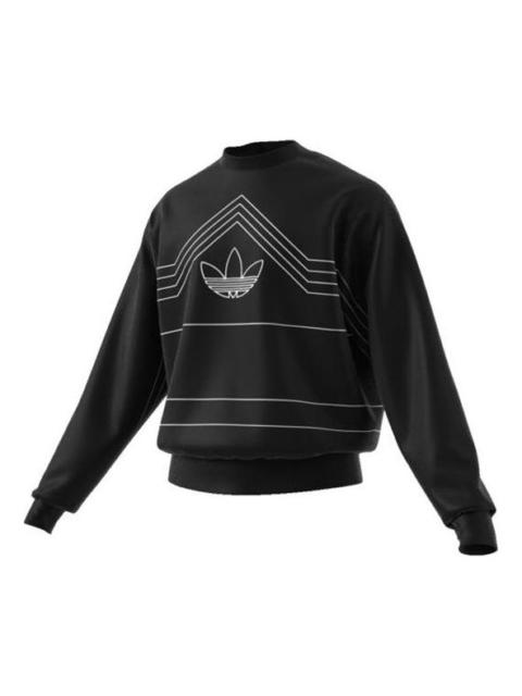 adidas originals Rivalry Retro Sweatshirt For Men Black ED5659