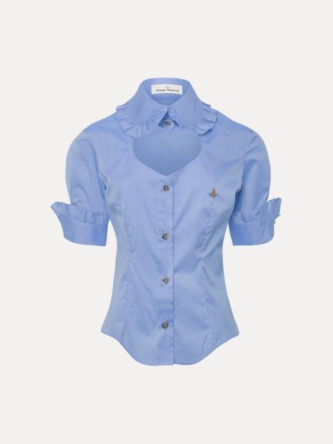 Vivienne Westwood SHORT SLEEVE TOULOUSE FRILL SHIRT