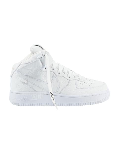 Nike Louis Vuitton x Air Force 1 Mid 'Triple White'