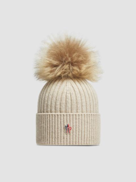 Cashmere Beanie With Pom Pom