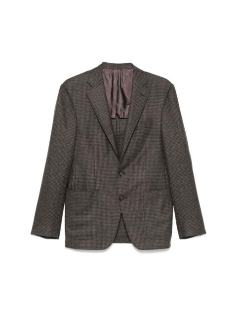Canali houndstooth-pattern blazer