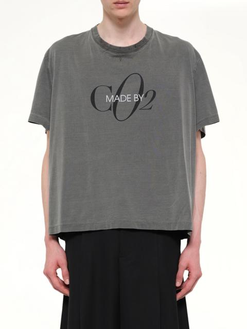 doublet Co2 Air Yarn T-Shirt in Charcoal
