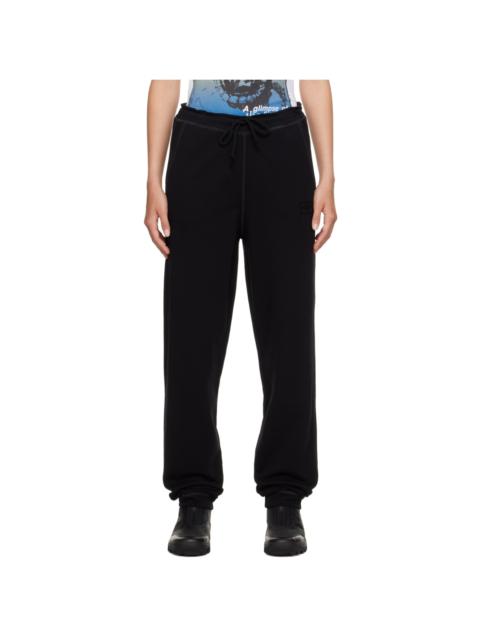 GANNI Ganni Isoli Black Sweatpants | baltini | REVERSIBLE
