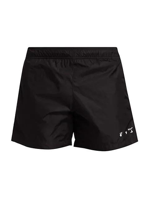 Off-White Logo Swim Shorts