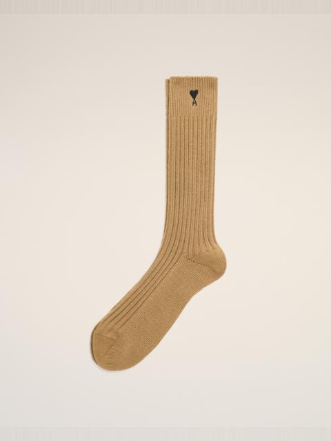 AMI Paris BROWN COTTON  AMI DE COEUR SOCKS