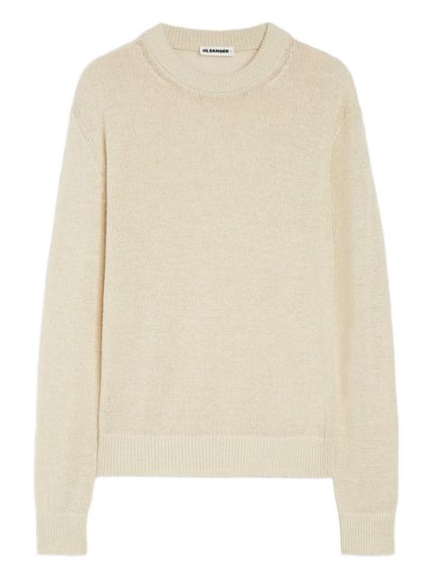 Jil Sander chunky-knit silk sweatshirt