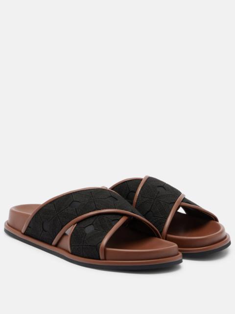 Max Mara Peonie embroidered slides