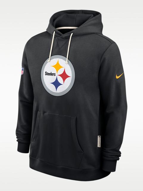 Nike Pittsburgh Steelers Initial Home Sideline Men's Nike Dri-FIT NFL Pullover Hoodie