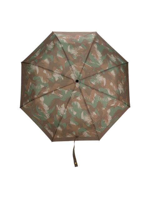 camouflage-print compact umbrella