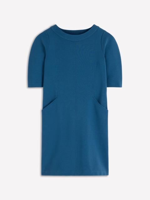 BODEN Nessa Ottoman Shift Dress-Tourmaline Blue