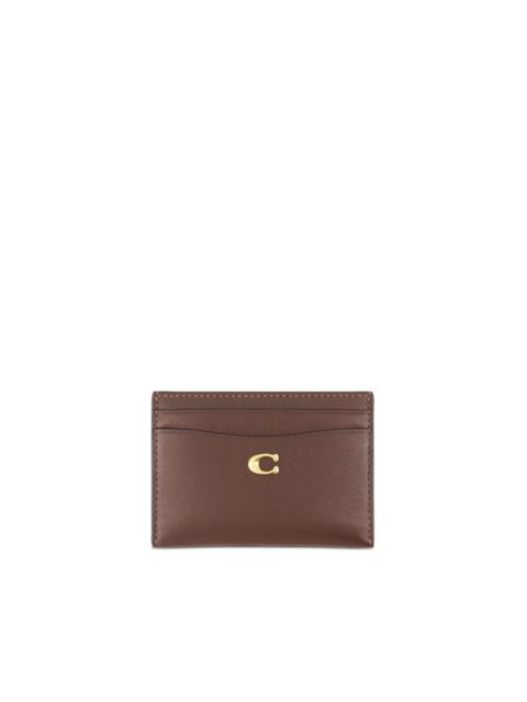 COACH leather card case