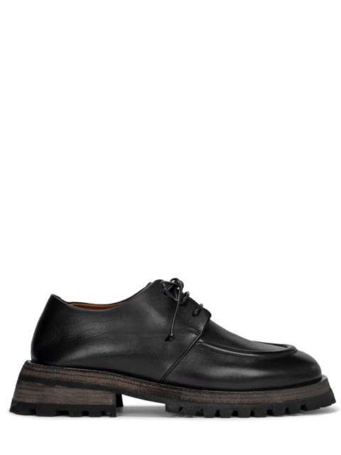 Scalarmato leather lace-up shoes