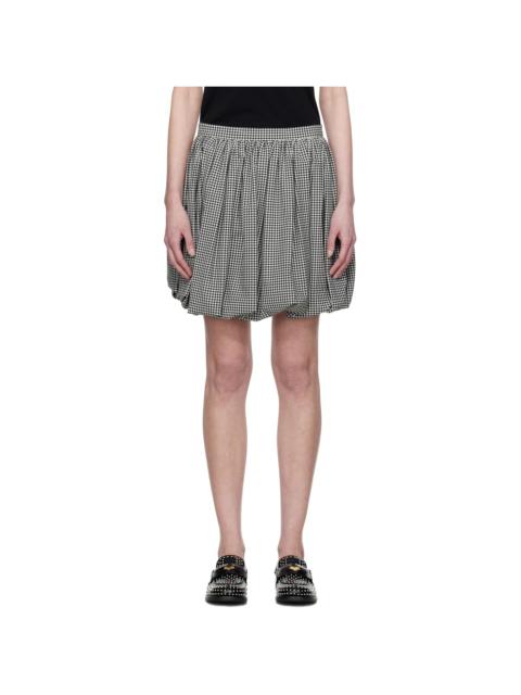 Marni Black & White Balloon Miniskirt