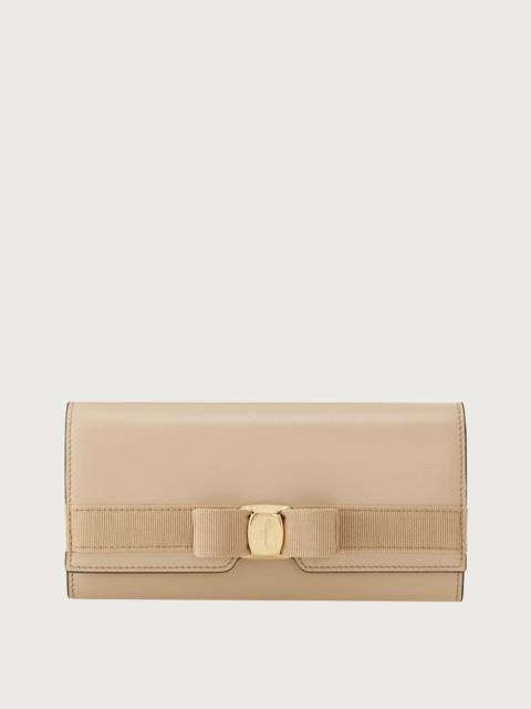 FERRAGAMO VARA BOW CONTINENTAL WALLET