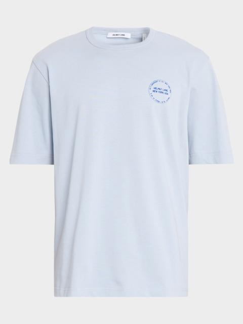 Helmut Lang Men's Stamp Logo Cotton T-Shirt