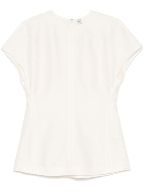 TOTEME cap-sleeve top