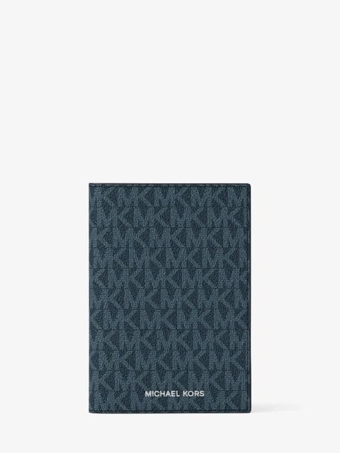MICHAEL KORS Logo Passport Wallet