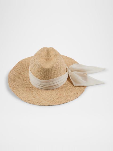 EUGENIA KIM Emmanuelle Raffia Wide-Brim Fedora