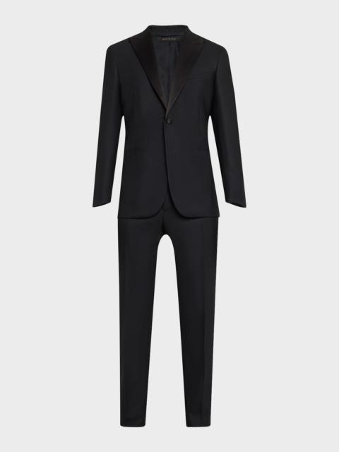 Brioni Men's Solid Wool Tuxedo