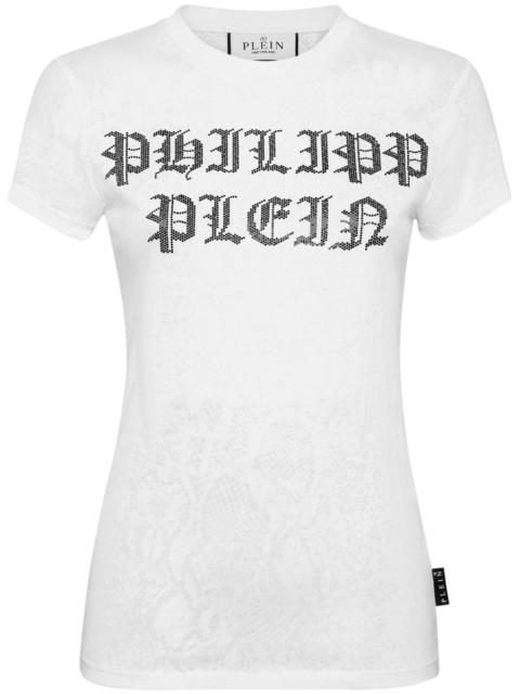 PHILIPP PLEIN crystal-embellished cotton T-shirt