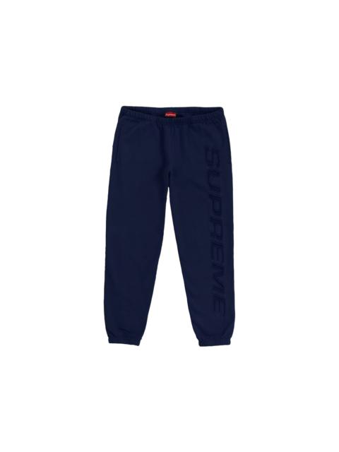 Supreme Supreme Set In Logo Sweatpant Navy