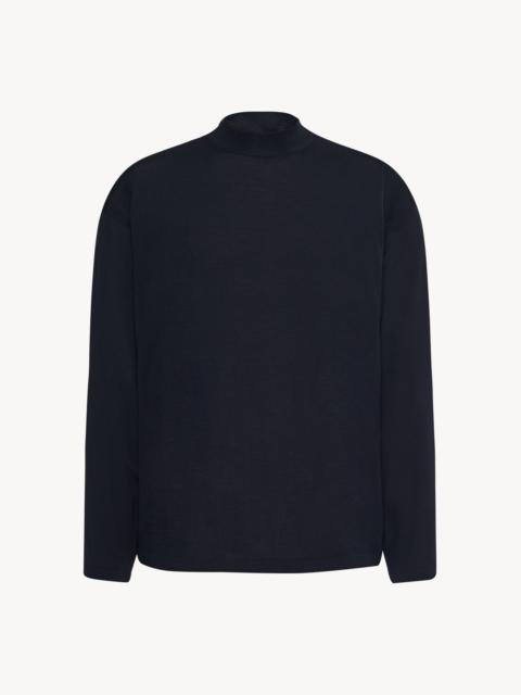 The Row Delsie Mock Neck in Wool