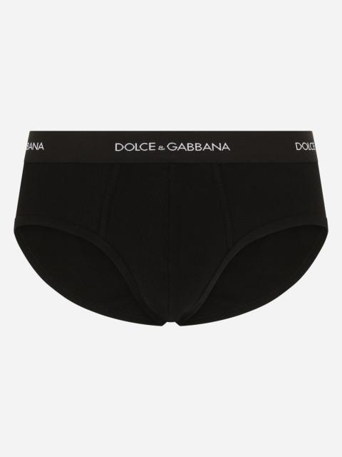 Dolce & Gabbana Fine-rib cotton Brando briefs