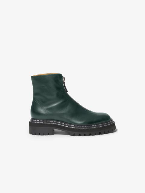 Lug Sole Zip Boots