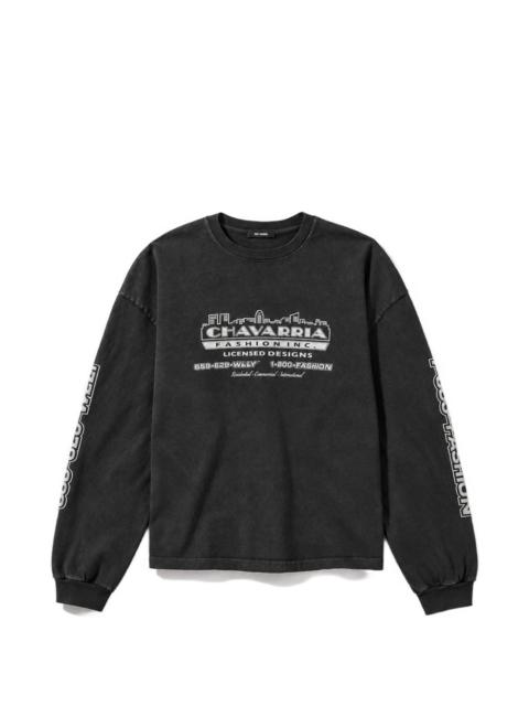 WILLY CHAVARRIA OS Chavarria Licensed Designs LS Buffalo long-sleeve T-shirt