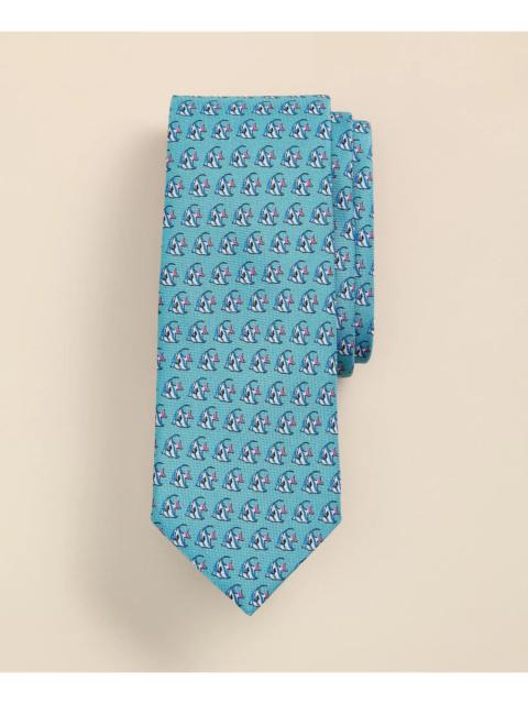 Brooks Brothers Silk-Cotton Angelfish Tie