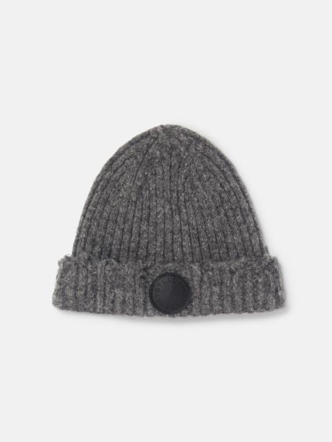 Stella McCartney Distressed Ribbed Knit Beanie