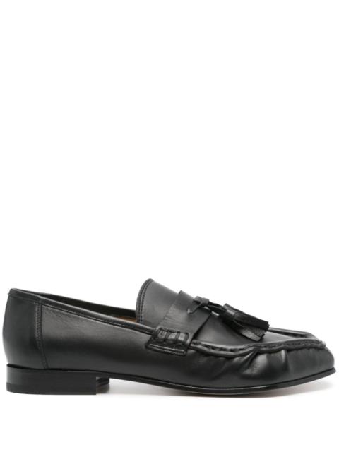 tassel-detailed leather loafers