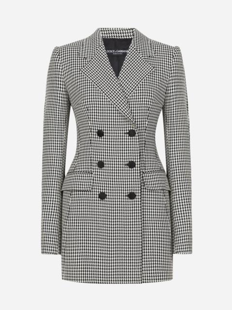 Dolce & Gabbana Double-breasted houndstooth jacket