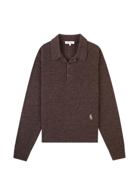 Sporty & Rich embroidered-logo polo shirt