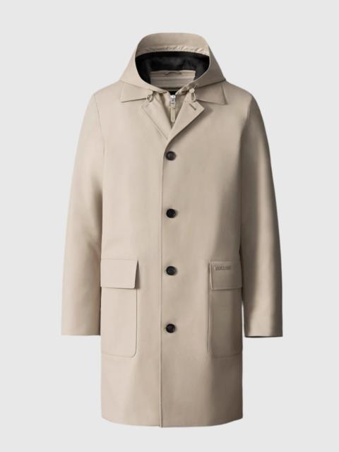 MACKAGE MATHIAS 3-in-1 Balmacaan Coat with Removable Down Liner