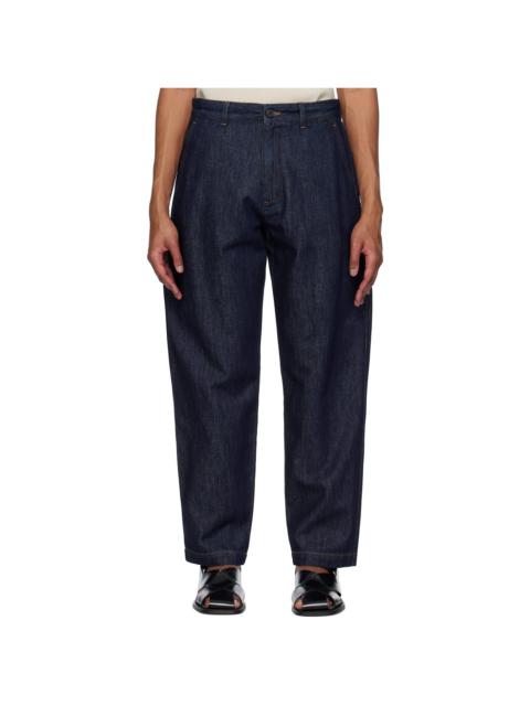 Indigo Four-Pocket Jeans