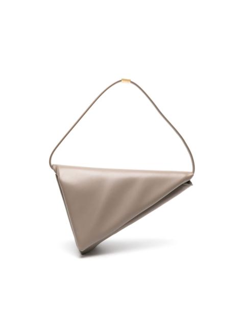 Prisma leather triangle bag