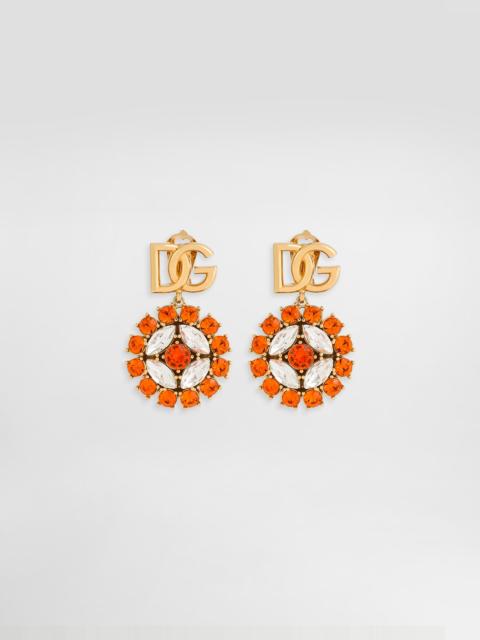 Dolce & Gabbana Clip earrings with rhinestones