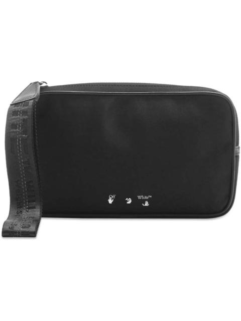 Off-White Off-White Logo Nylon Pouch Bag Black
