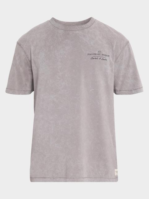 SCOTCH & SODA x Basquiat Boys' Men's Artwork Relaxed Fit T-Shirt